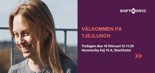 banner tjejlunch på softronic