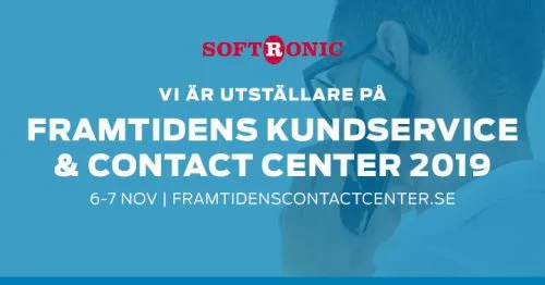 Banner Softronic är utställare