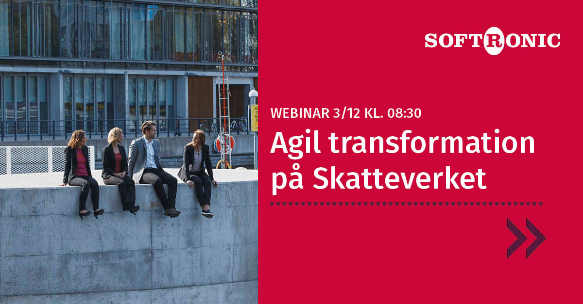 Agile transformation at the Swedish Tax Agency banner