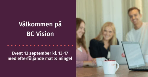 Banner för BC vision