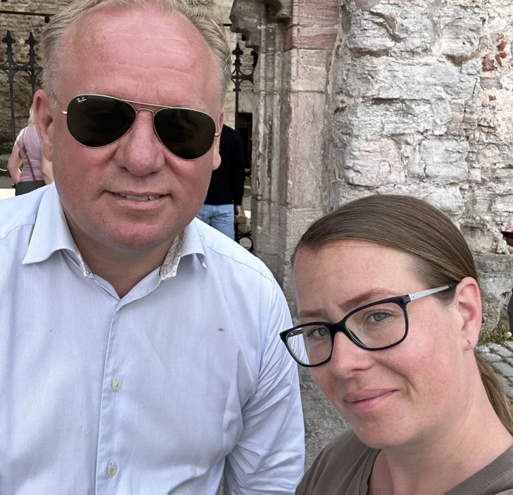 Mathias Kjellberg och Sandra Madstedt från Almedalen