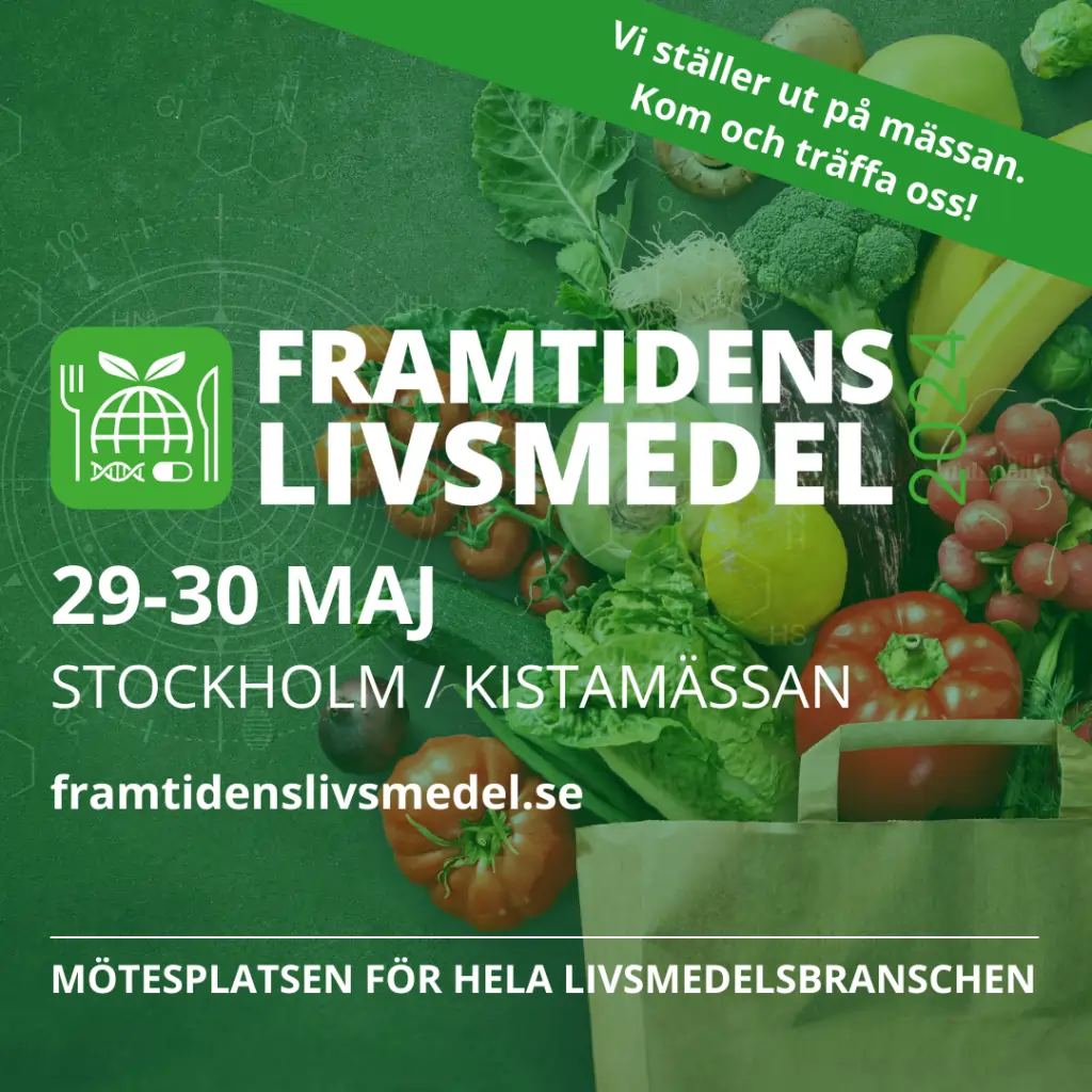 Framtidens livsmedel Kistamässan 2024 banner